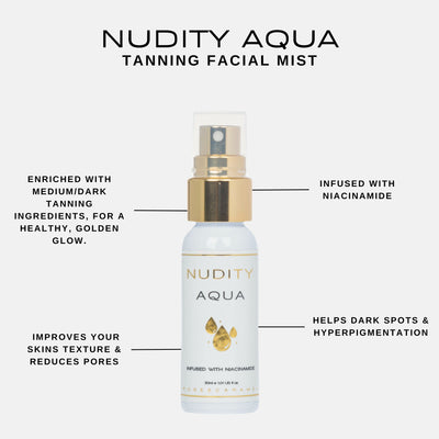 Box Of Nudity Aqua Tanning Facial Mist (30ml)
