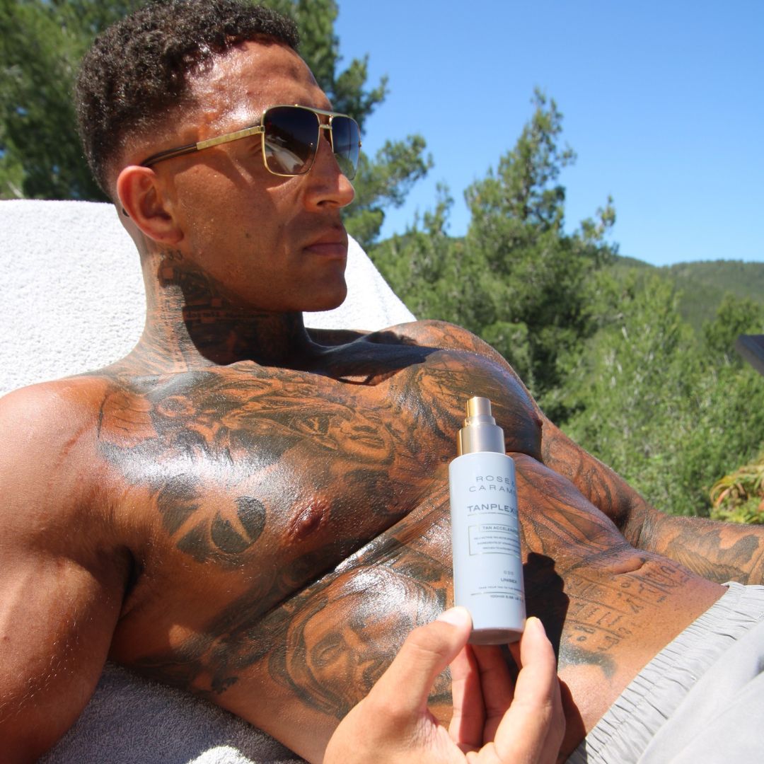 Box Of Tanplexion Unisex Tanning Accelerators.